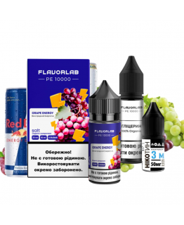 Набор Flavorlab PE 10000 30 мл 65 мг Виноградный энергетик