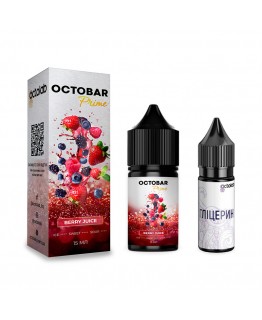 Набір Octobar Prime Berry Juice, 15 мл