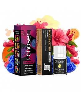 Набор Chaser Lux 30мл 50мг HIBISCUS BLUE RAZ