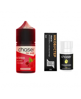 Набір Chaser For Pods 30 мл 50 мг МАЛИНА