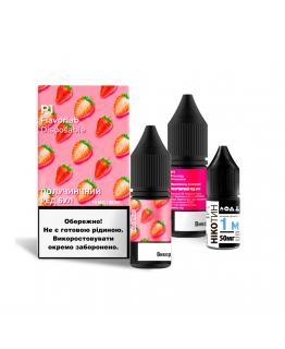 Набір Flavorlab P1 10 мл 50 мг Полуничний ред бул