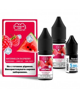 Набір Flavorlab Disposable Puff Watermelon Raspberry, 10 мл