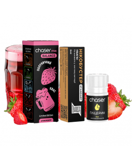 Набір Chaser Mix 30 мл 50 мг ПОЛУНИЦЯ КВАС