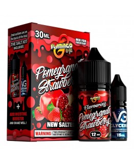 Набір Flamingo Pomegranate Strawberry, 30 мл