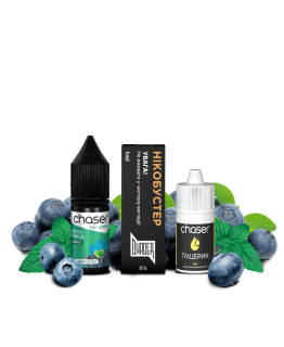 Набір Chaser For Pods ЧОРНИЦЯ З МЕНТОЛОМ 10 мл 50 мг