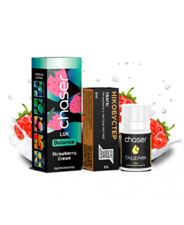 Набір Chaser Lux 30 мл 65 мг STRAWBERRY CREAM
