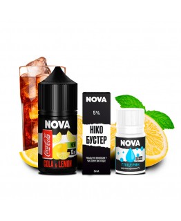 Набір Nova Cola Lemon, 30 мл