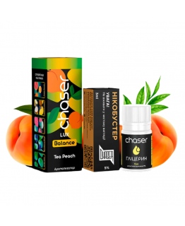 Набір Chaser Lux 30 мл 65 мг PEACH TEA