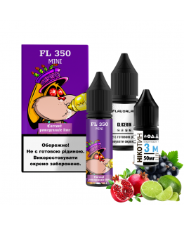 Набір Flavorlab FL 350 Mini 15 мл 50 мг Смородина Гранат Лайм