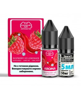 Набір Flavorlab Puff 10 мл 50 мг Малиновий лимонад айс