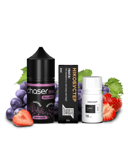 Набір Chaser Mix 30 мл 65 мг ПОЛУНИЦЯ ВИНОГРАД