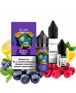 Набір Flavorlab FL350 30 мл 65 мг Чорниця Малина Лимон