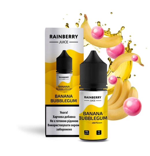 Купить Flavorlab Rainberry Banana Bubblegum (Банан Жвачка) 30 мл 50 мг