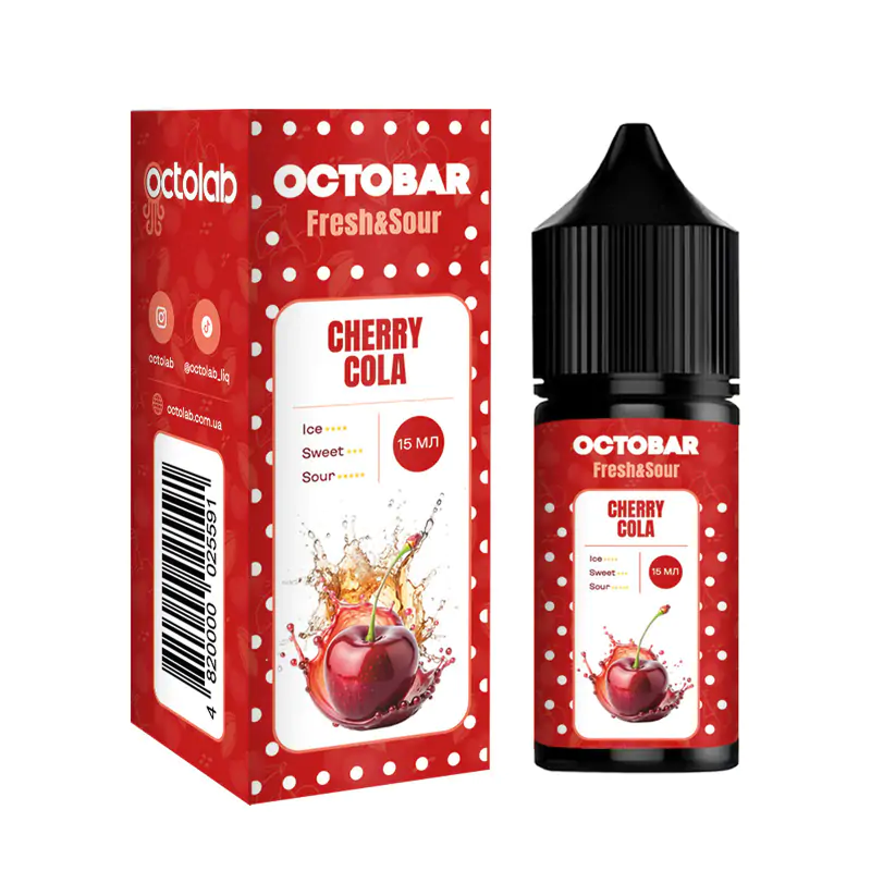 Купить Набор Octobar Fresh Sour CHERRY COLA, 30 мл