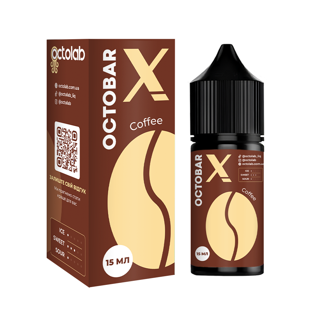 Купити Octobar X Coffee (Кава) 30 мл 50 мг