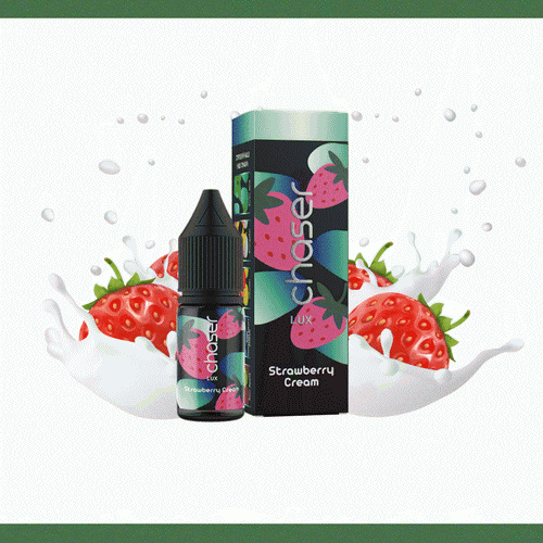 Купить Жидкость Chaser LUX - Strawberry Cream Salt 10 ml
