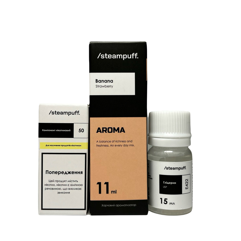 Купить Steampuff Banana Strawberry, 30 мл жидкость