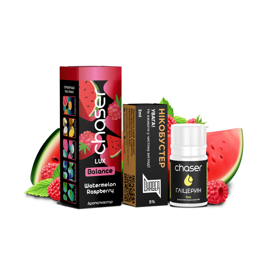 Купить Набор Chaser Lux 30мл 50мг WATERMELON RASPBERRY