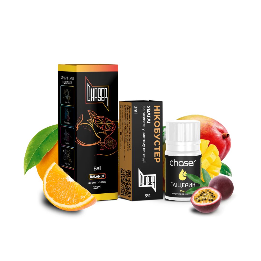 Купити Набір Chaser Black 30 мл 50 мг BALI