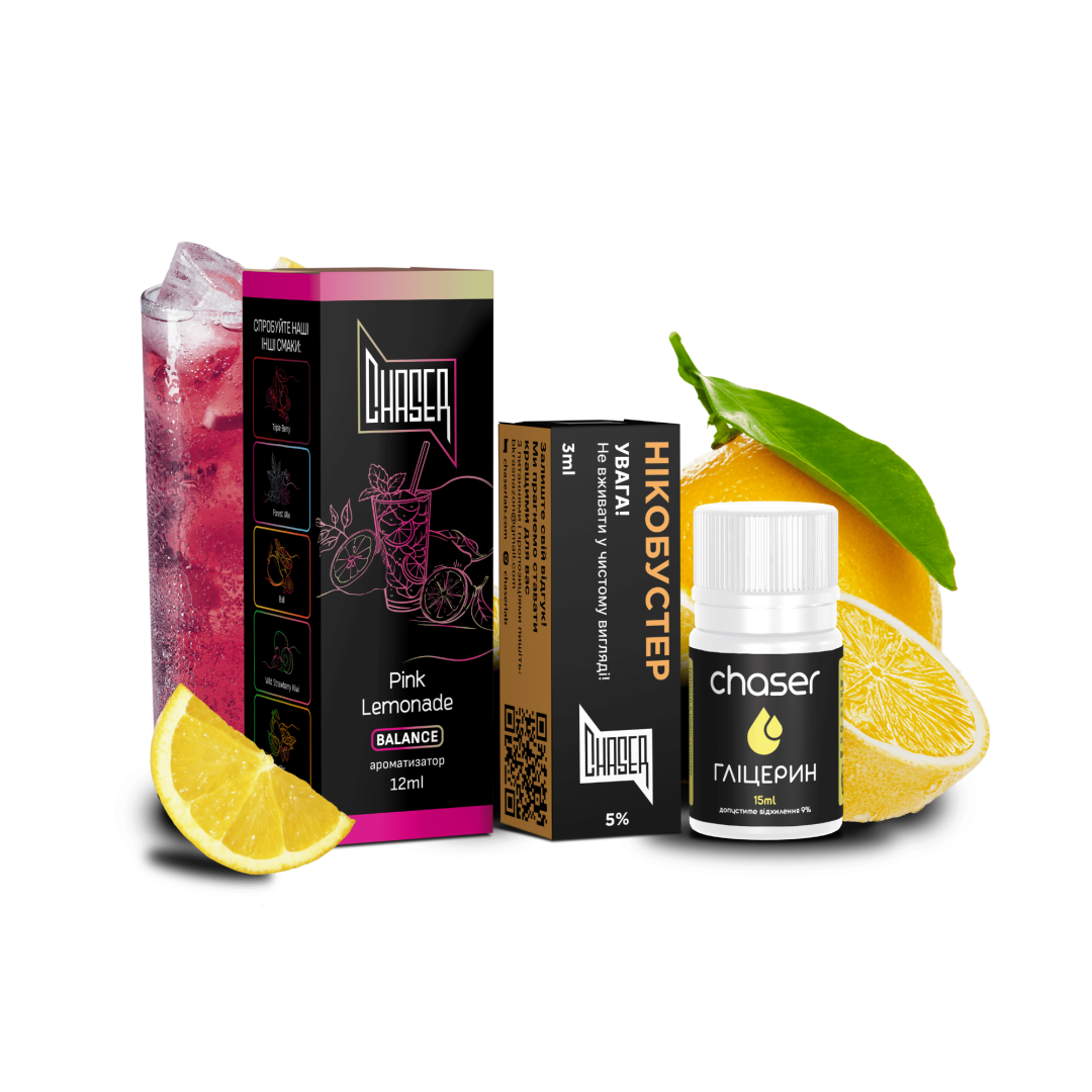 Купить Набор Chaser Black 30мл 50мг PINK LEMONADE