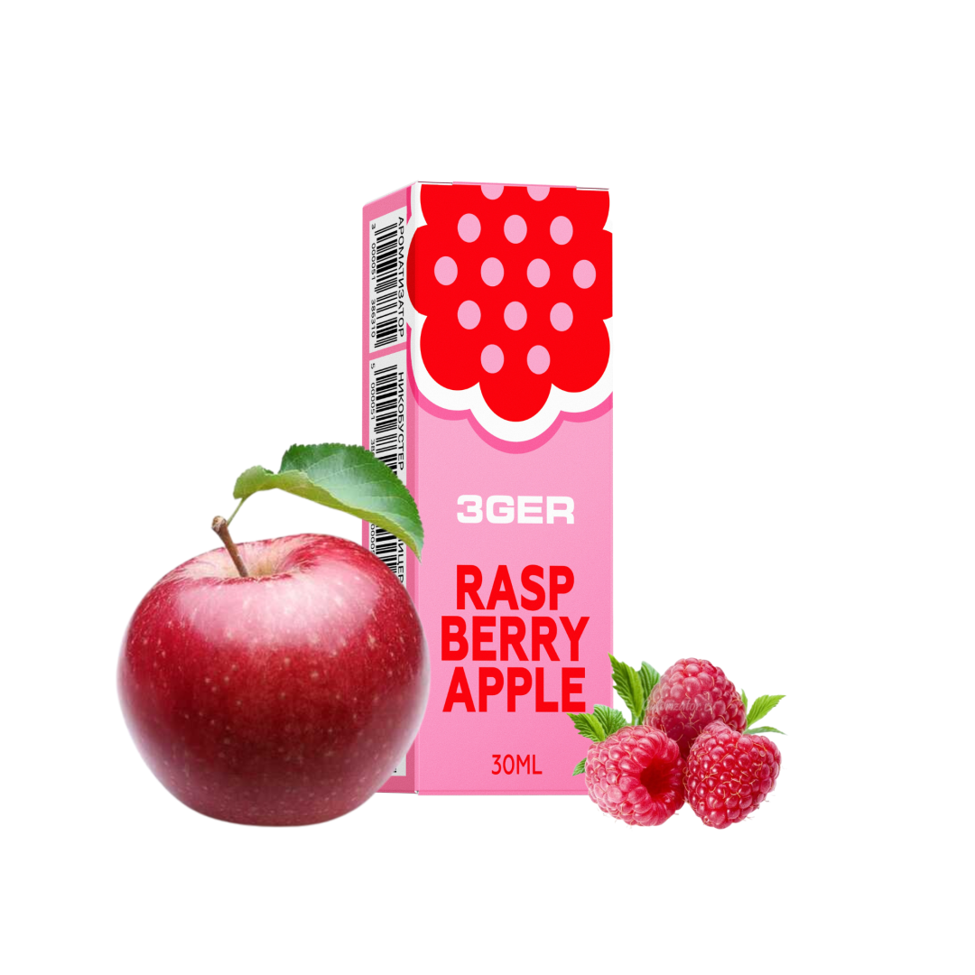 Купить Набір 3Ger 30 мл 50 мг Raspberry Apple- одноразовая электронная сигарета