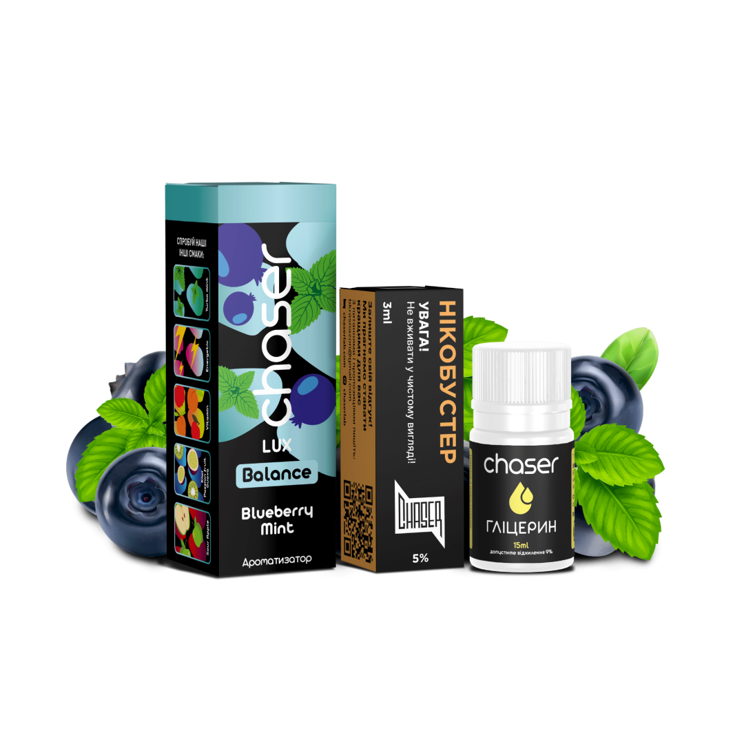 Купить Набор Chaser Lux 30мл 50мг BLUEBERRY MINT