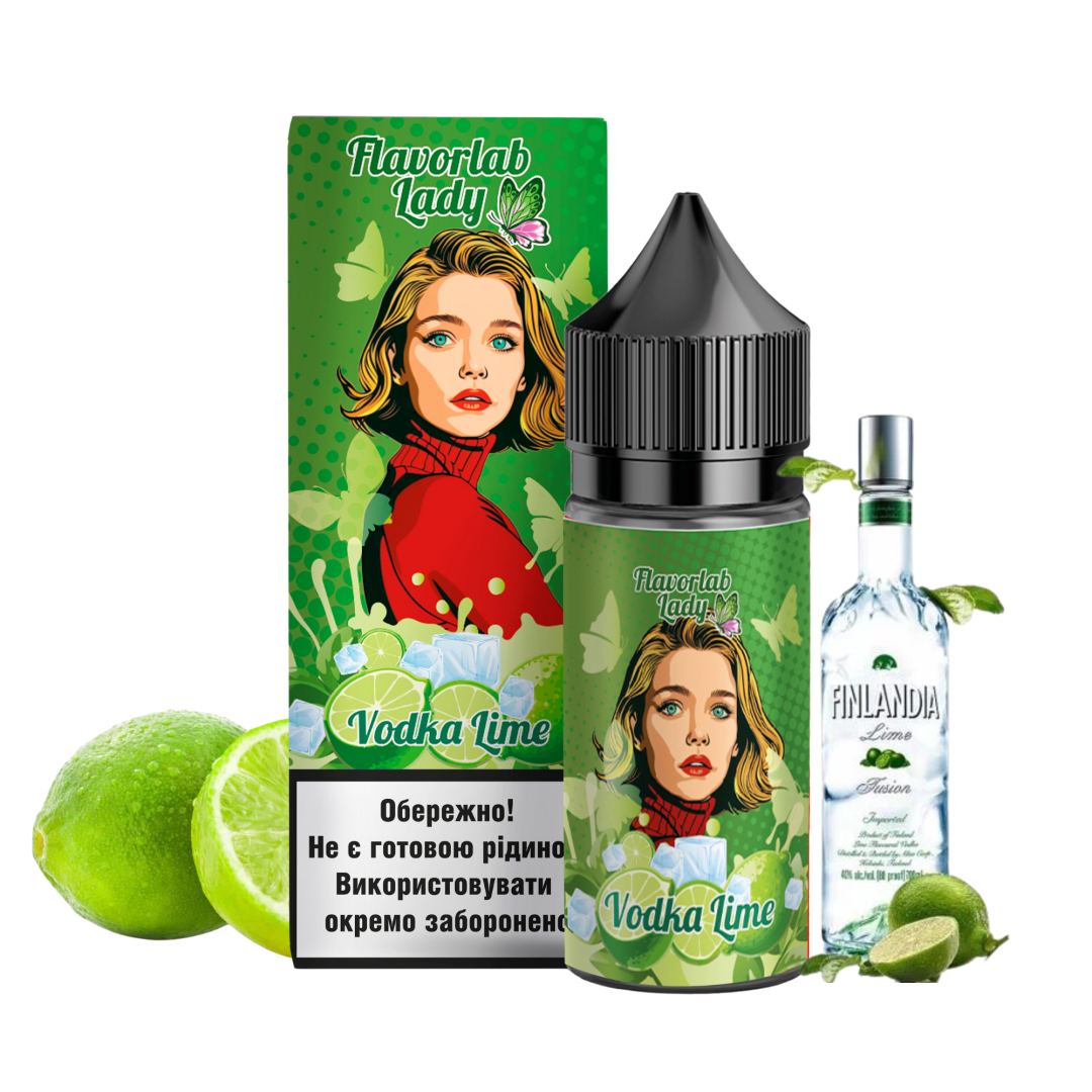 Купить Набор Flavorlab Lady 30 мл 65 мг Водка Лайм