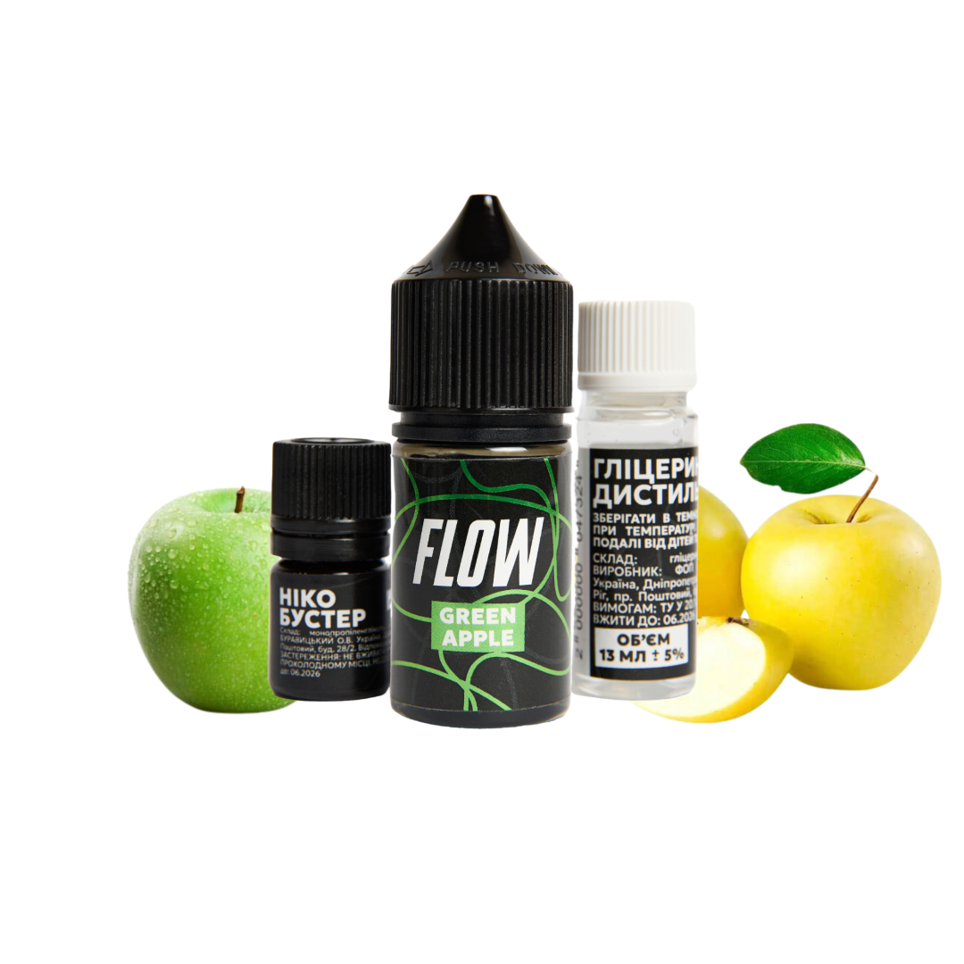 Купить Набор Flow 30 мл 50 мг Green Apple