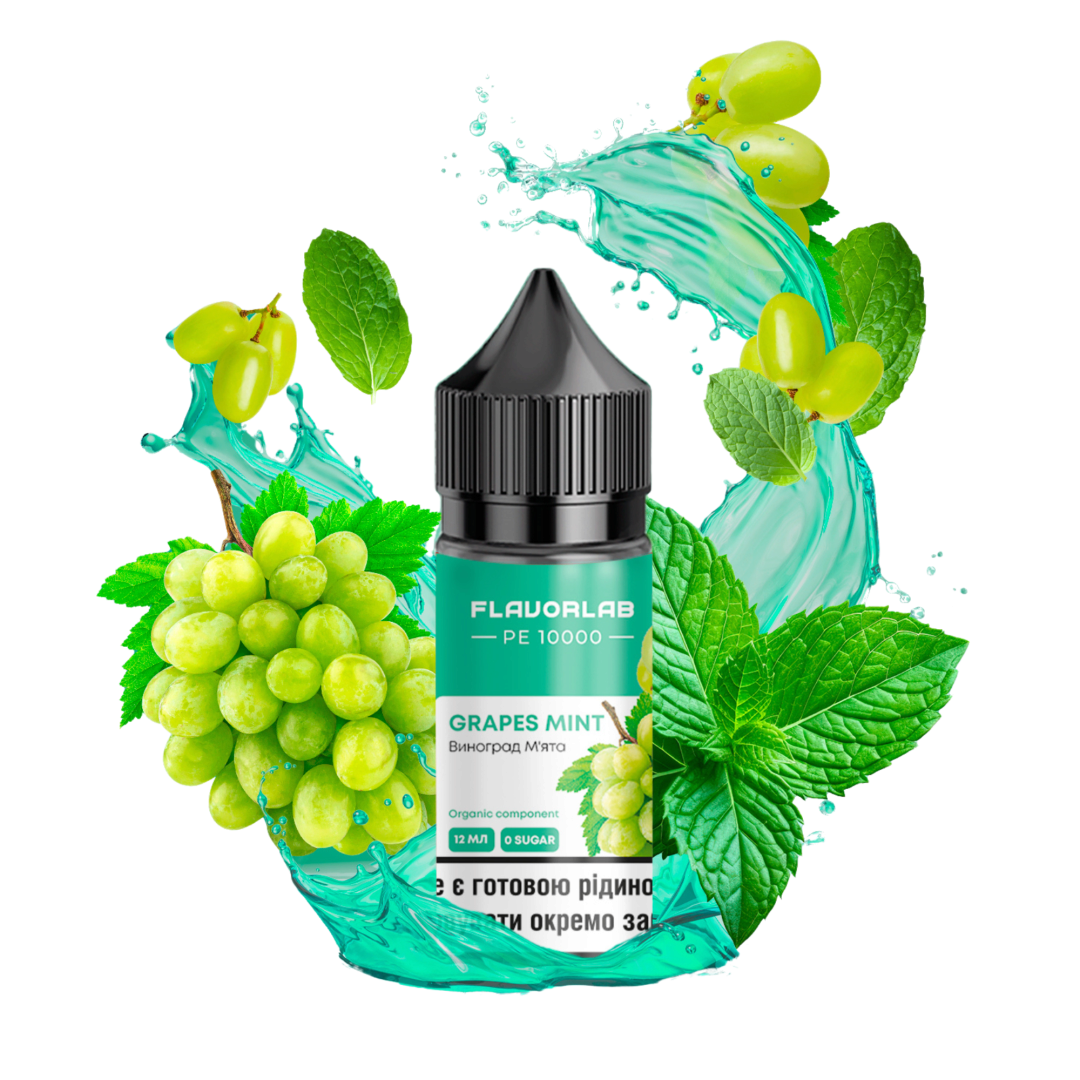 Купить Набор Flavorlab PE 10000 30 мл 50 мг Виноград мятый ментол