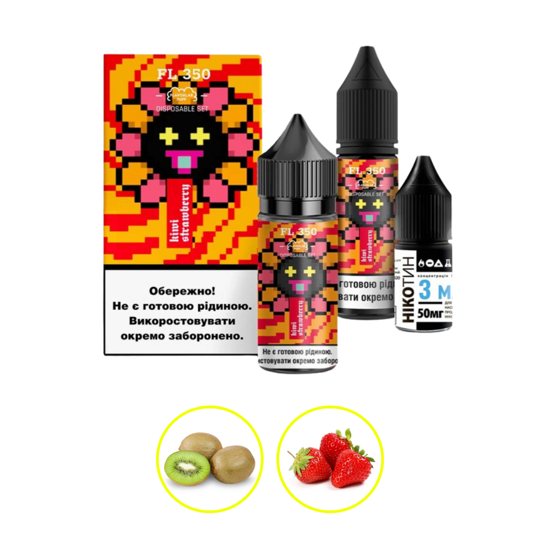Купить Набор Flavorlab FL350 30 мл 50 мг Киви клубника