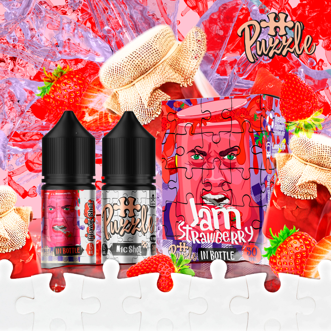 Купить Набор In Bottle 30 мл 50 мг Strawberry Jam