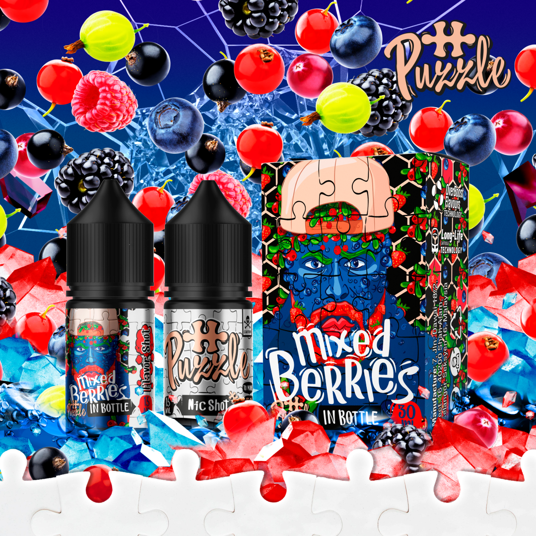 Купити Набір In Bottle 30 мл 50 мг Mixed Berries