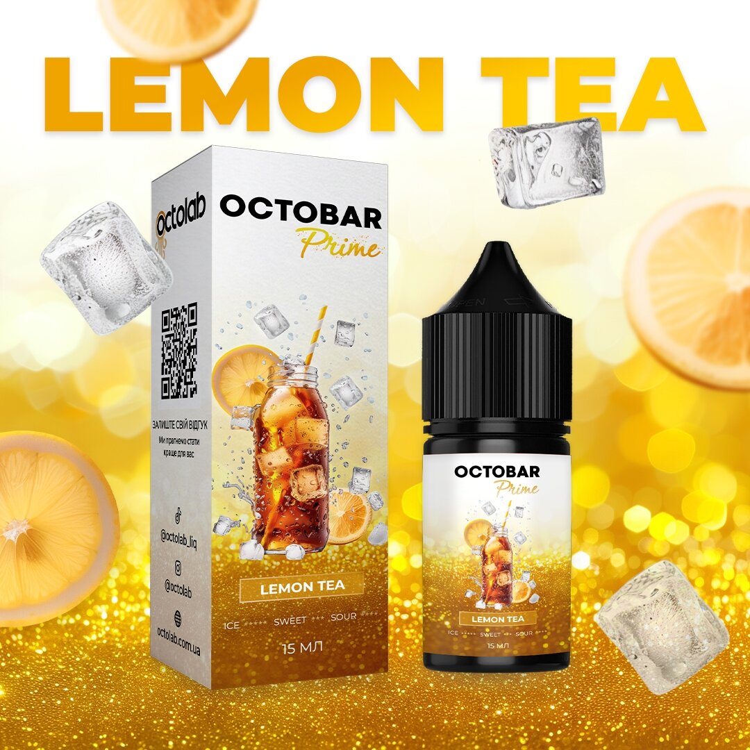 Купить Набор Octobar PRIME 30 мл 50 мг Lemon Tea