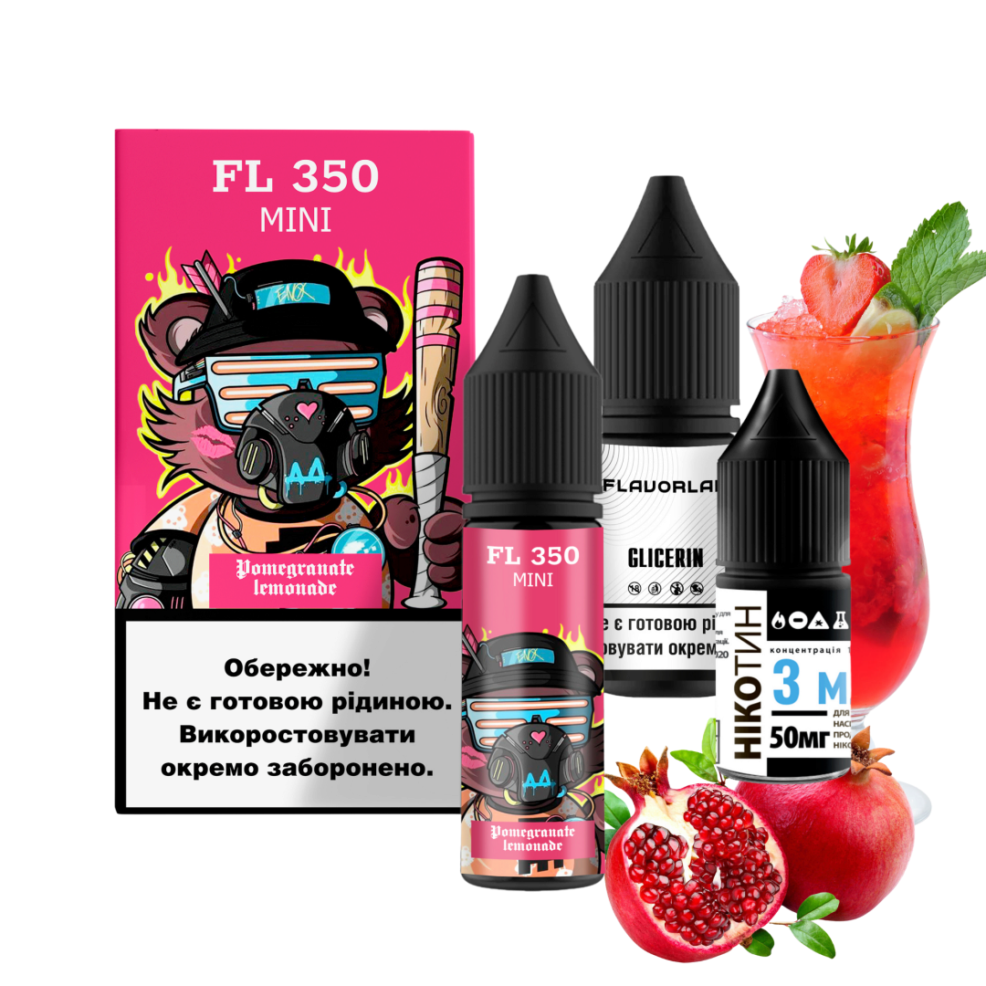 Купить Набор Flavorlab FL 350 Mini 15мл 50мг Гранатовый Лимонад