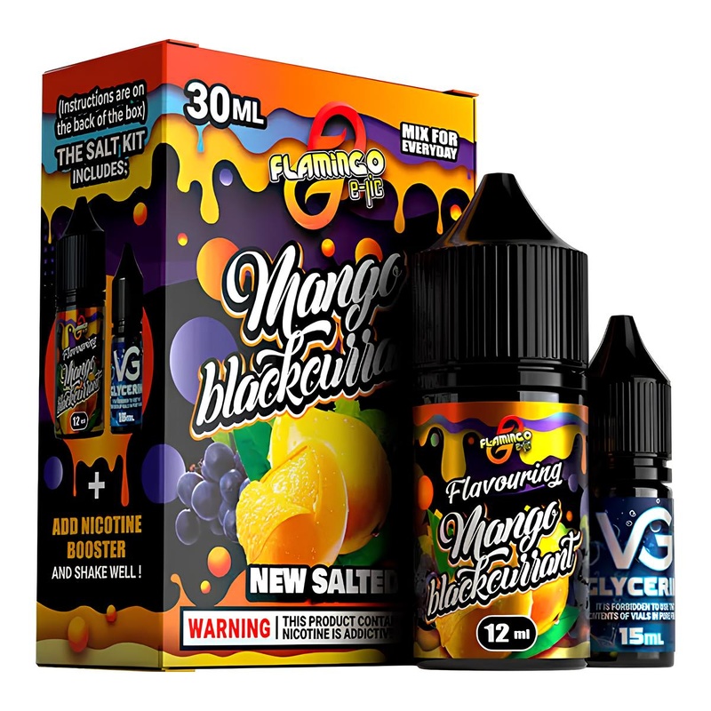 Купить Набор Flamingo Mango Blackcurrant, 30 мл