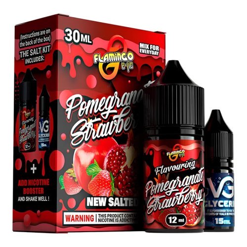 Купить Жидкость Flamingo Pomegranate Strawberry, 30 мл