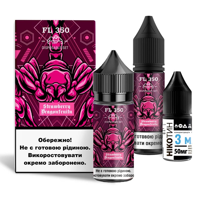 Купити Набір Flavorlab FL350 Strawberry Dragonfruit, 30 мл