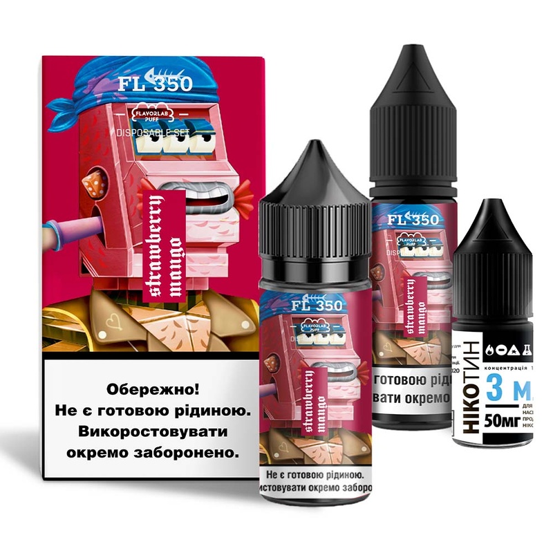 Купить Жидкость Flavorlab FL350 Strawberry Mango, 30 мл