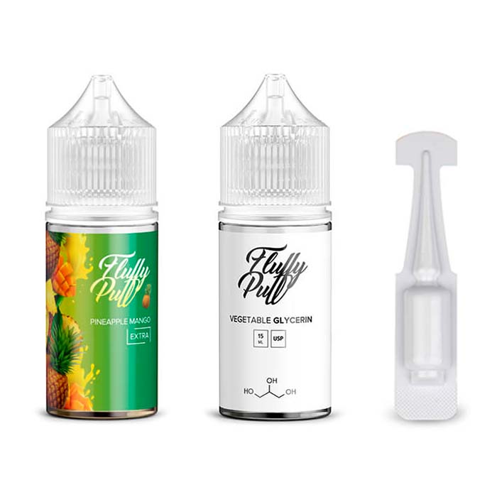 Купить Жидкость Fluffy Puff Pineapple Mango, 30 мл