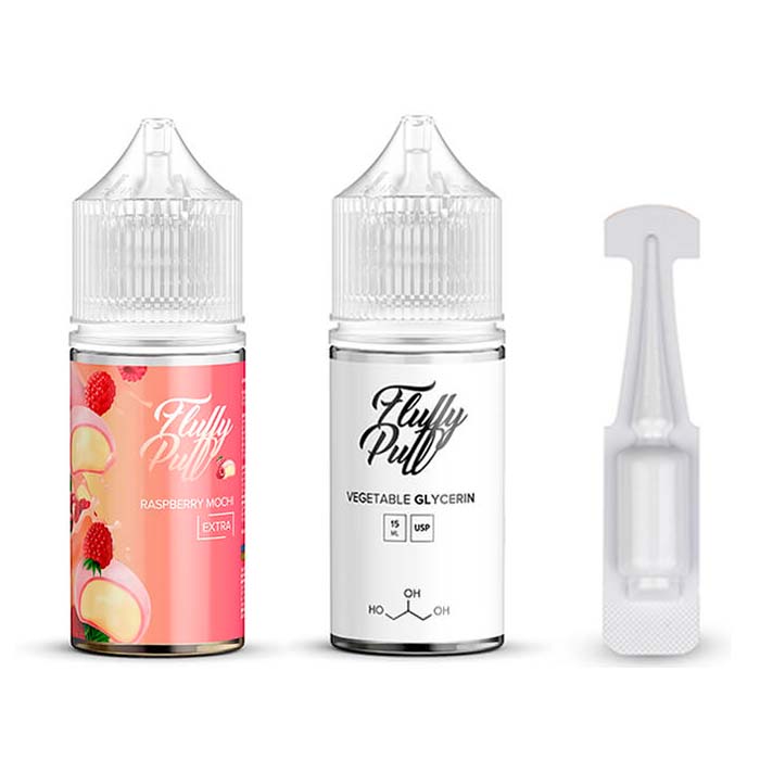 Купити Рідина Fluffy Puff Raspberry Mochi, 30 мл