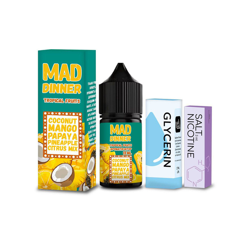 Купить Жидкость Mad Dinner Tropical Fruits, 30 мл