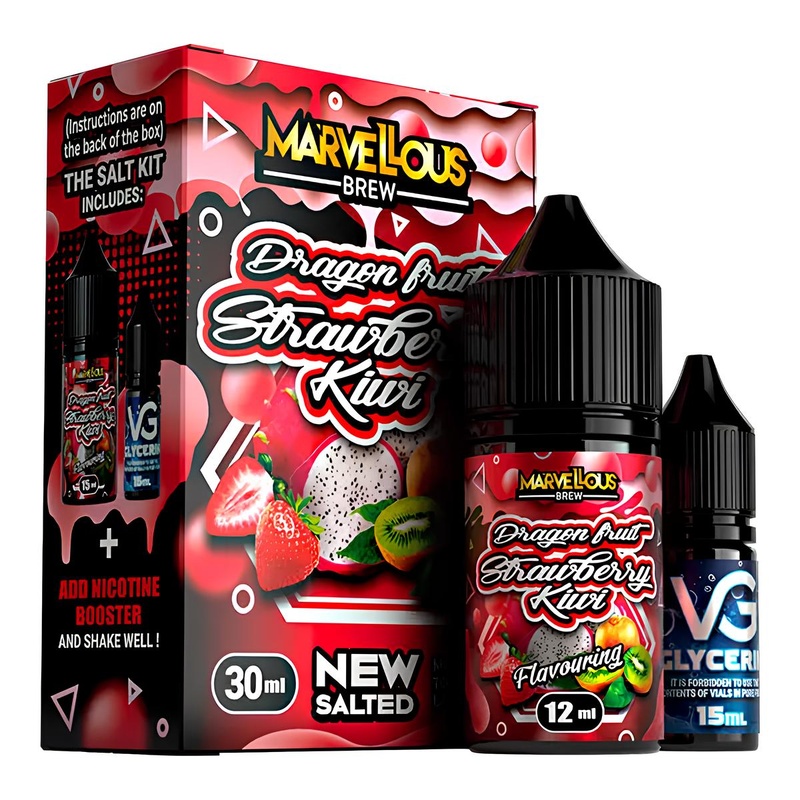 Купить Набор Marvellous Brew Dragon Fruit Strawberry Kiwi, 30 мл