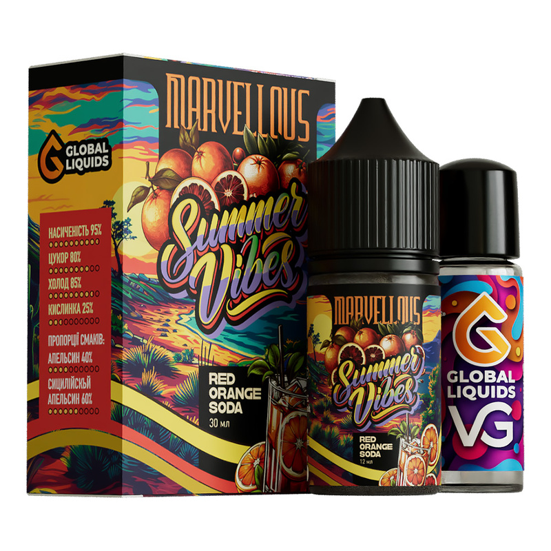 Купить Жидкость Marvellous Summer Red Orange, 30 мл