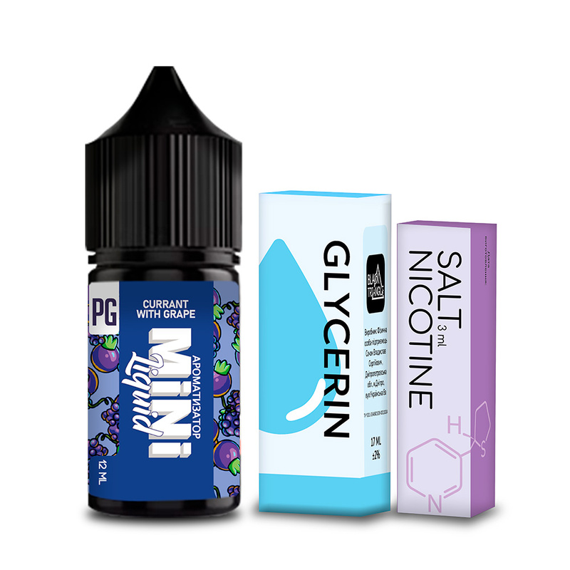 Купить Жидкость Mini Liquid Currant With Grape, 30 мл