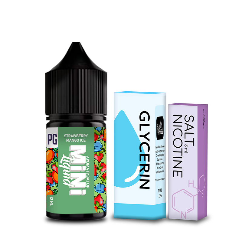 Купити Рідина Mini Liquid Strawberry Mango Ice, 30 мл.