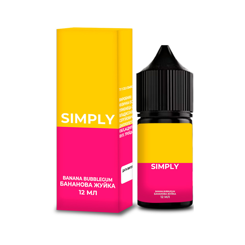 Купить Жидкость Simply Banana Bubblegum, 30 мл
