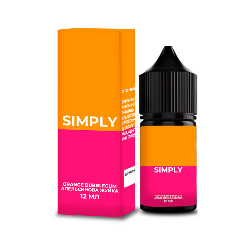 Купити Рідина Simply Orange Bubblegum, 30 мл