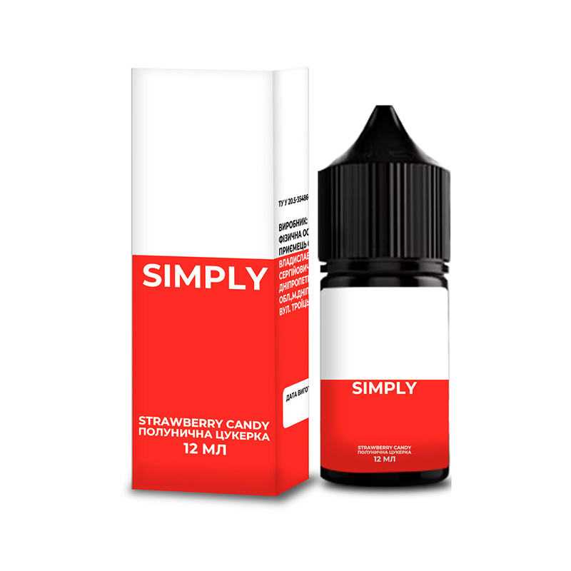 Купить Жидкость Simply Strawberry Candy, 30 мл