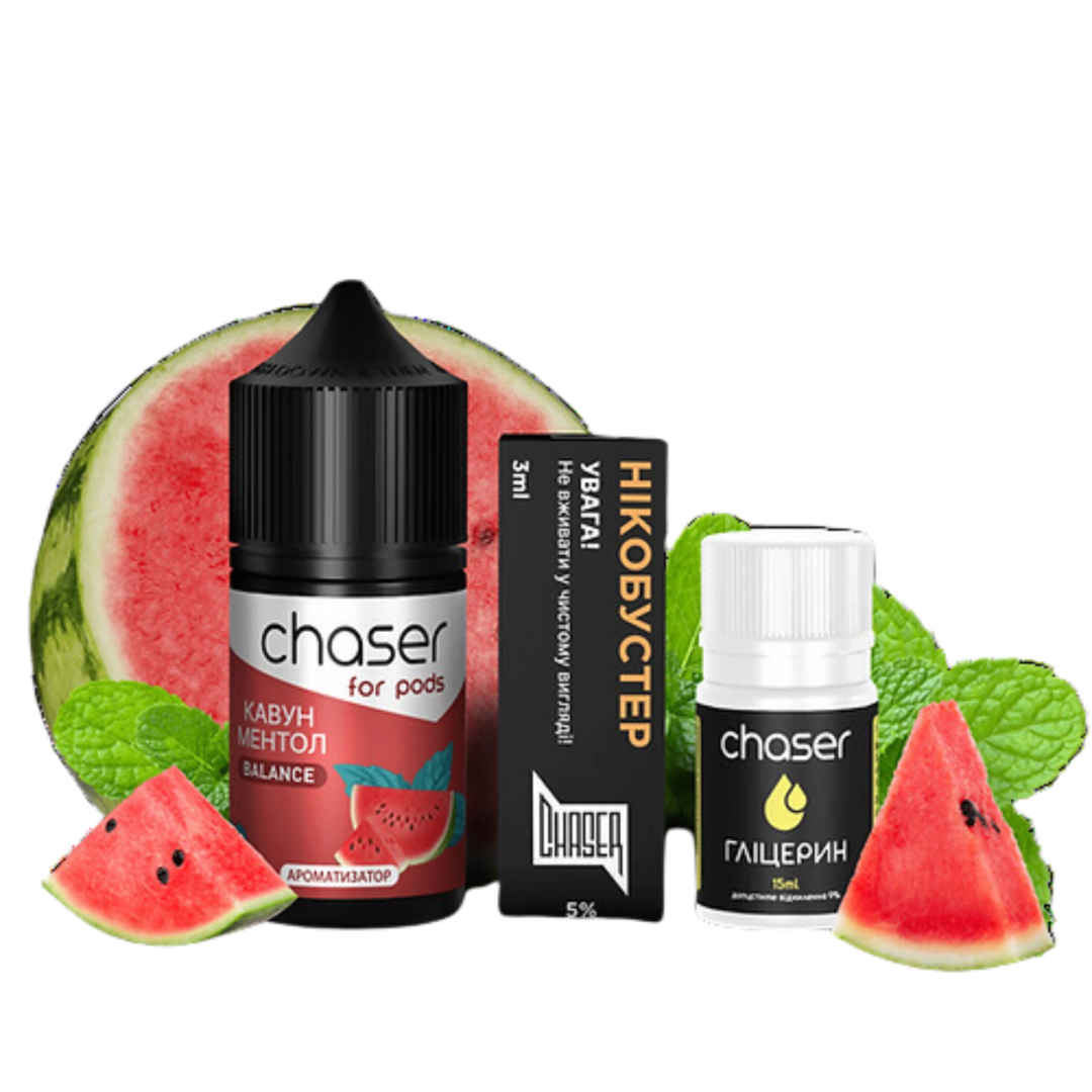 Купить Набор Chaser For Pods 30 мл 50 мг КАВУН МЕНТОЛ