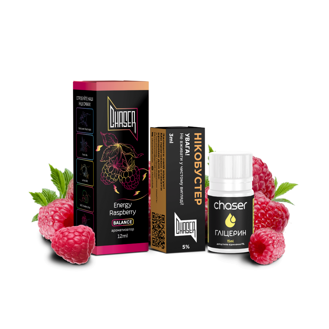 Купить Набор Chaser Black 30мл 65мг ENERGY RASPBERRY